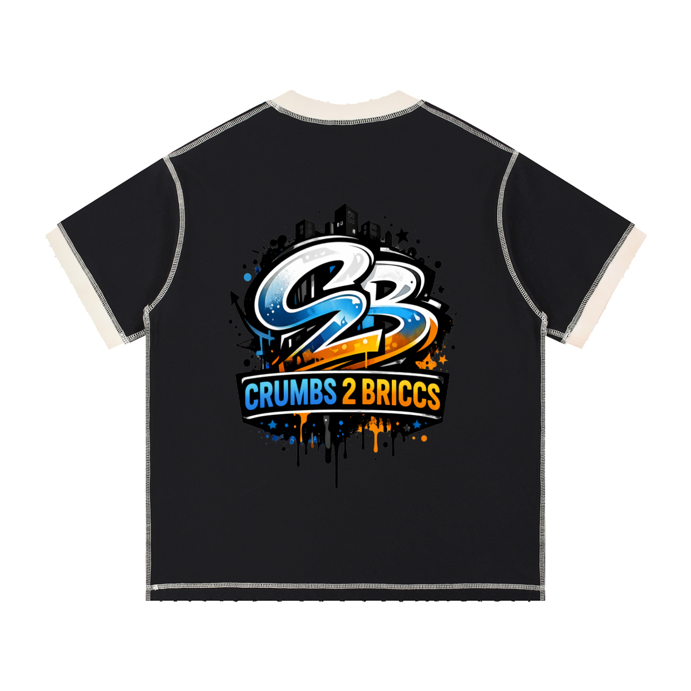 Contrast-Stitched Cotton T-Shirt