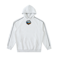 Contrast Piping Raglan Hoodie
